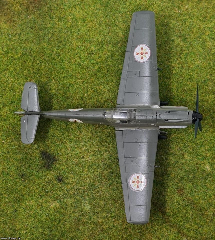 Messerschmitt Me109E-3a Bulgarien 3/6 FS Karlovo-Marino 10.1941