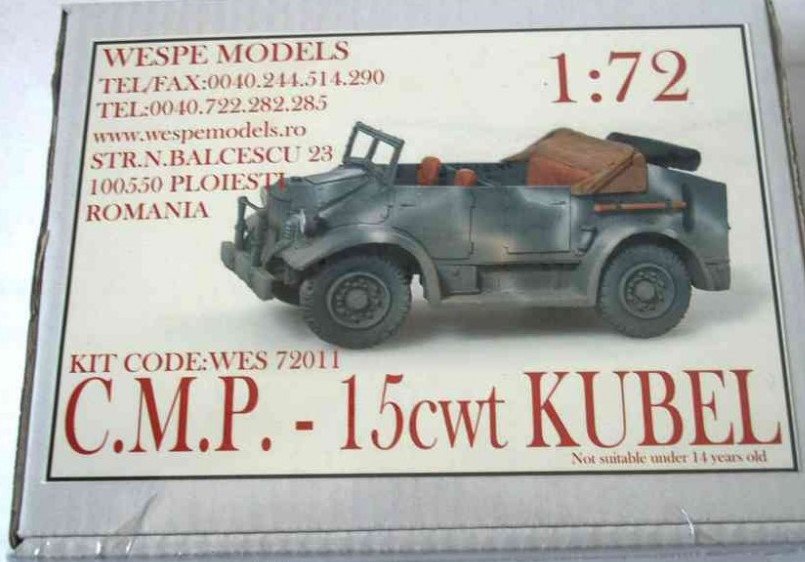 CMP cwt 15 (=F15) Kübelwagen *