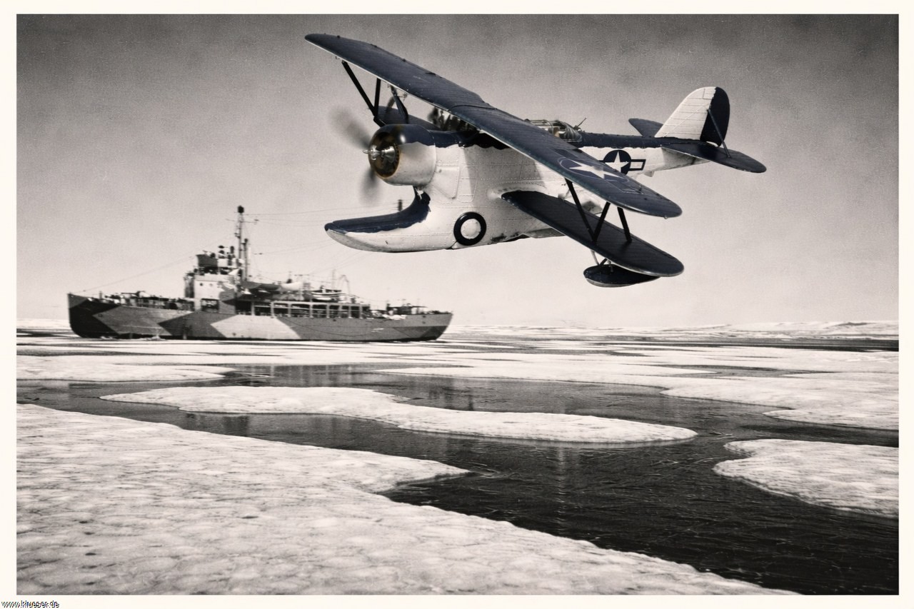J2F Grumman Duck on USCGC Northland