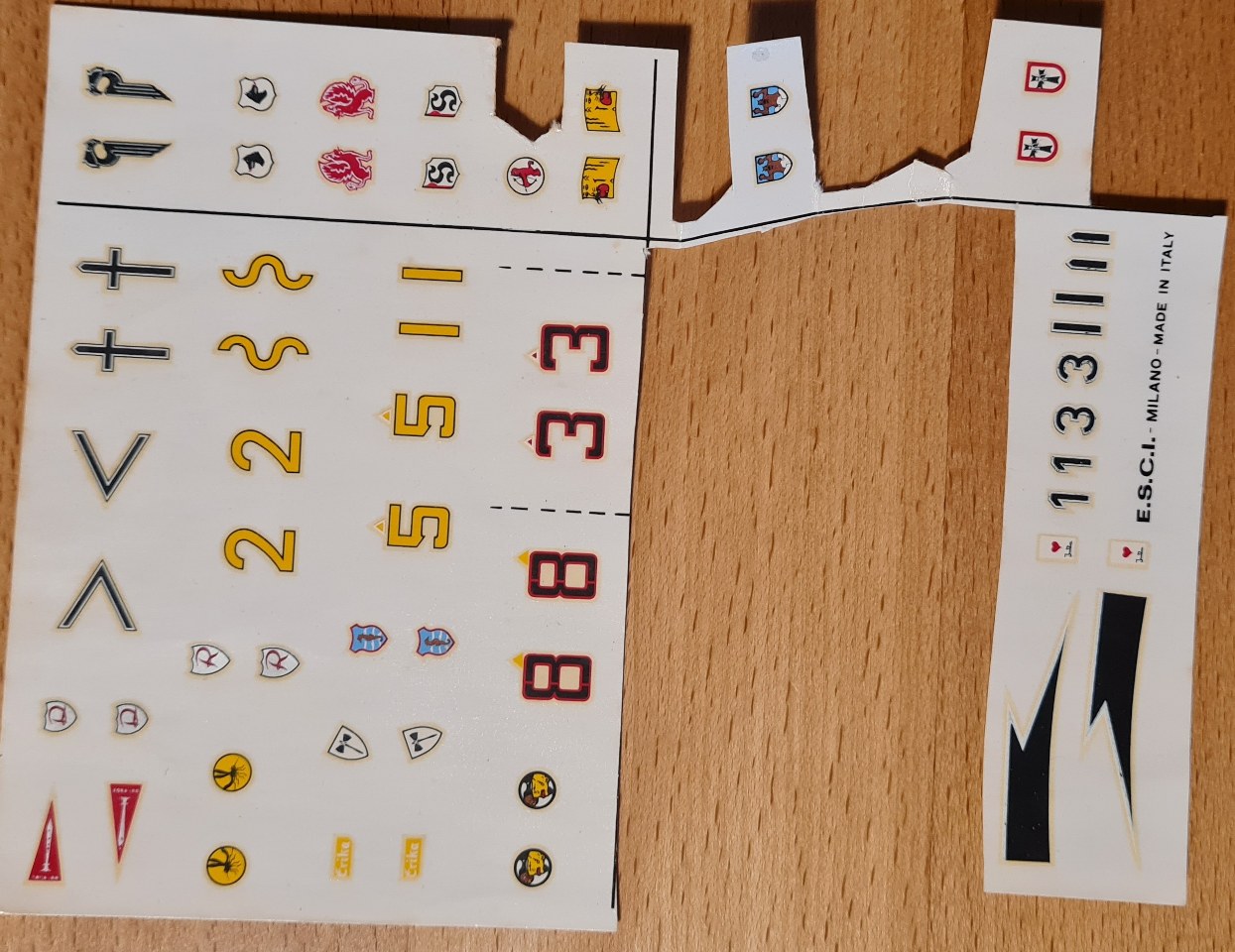 Fw 190 / Me 109 Decals ESCI