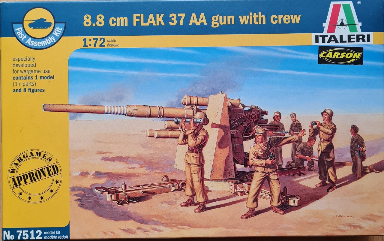 Flak 37 8,8 cm mit Bedienung, Flak Bedienung