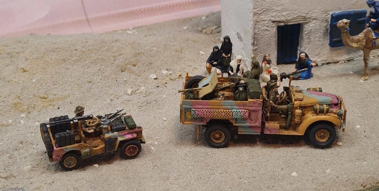 Bofors 37mm on LRDG, Willys SAS Jeep