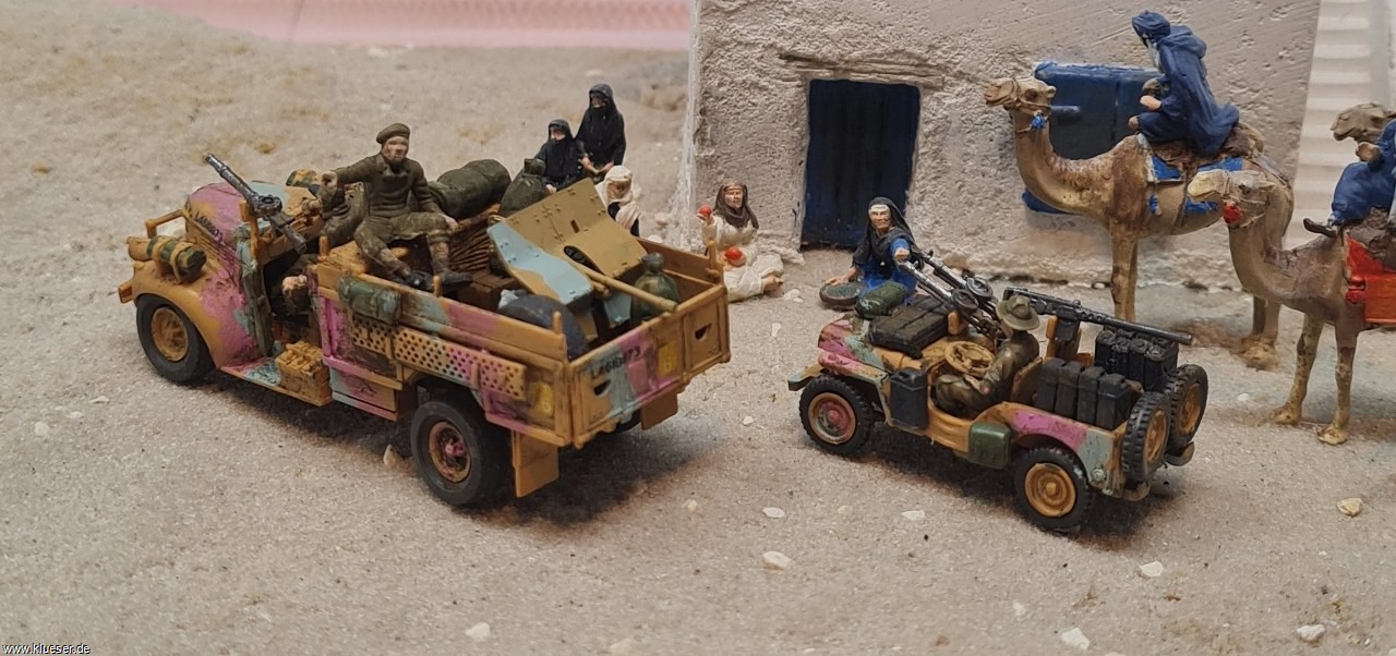 Bofors 37mm on LRDG, Willys SAS Jeep