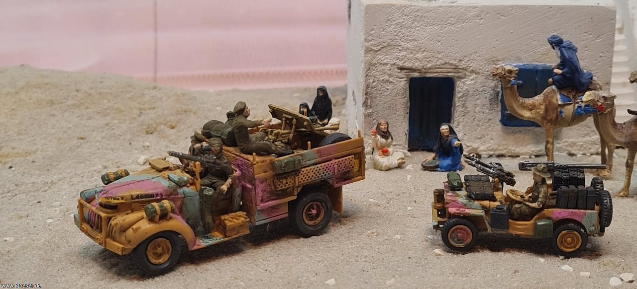 Bofors 37mm on LRDG, Willys SAS Jeep