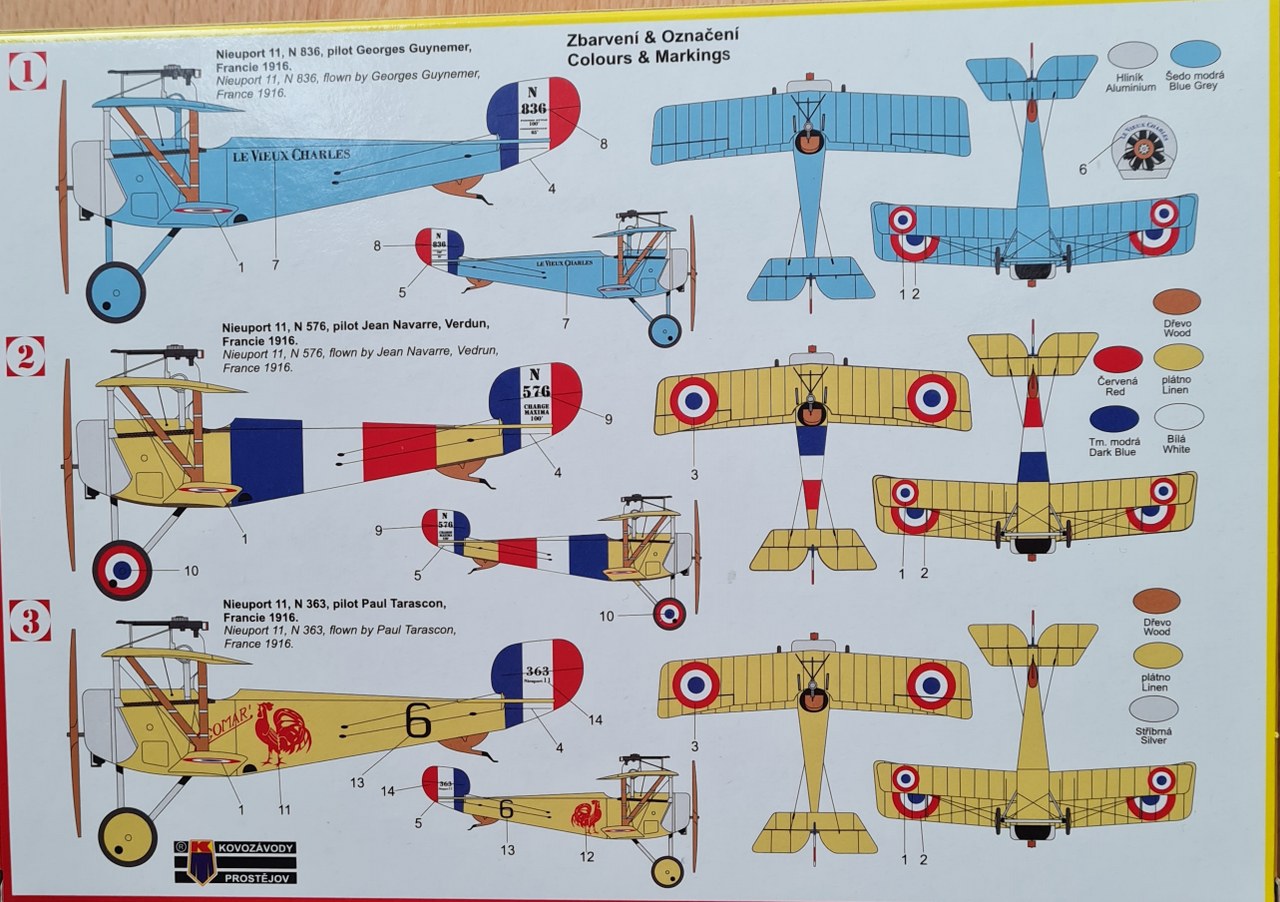 Nieuport Ni-11 Bébé French Aces