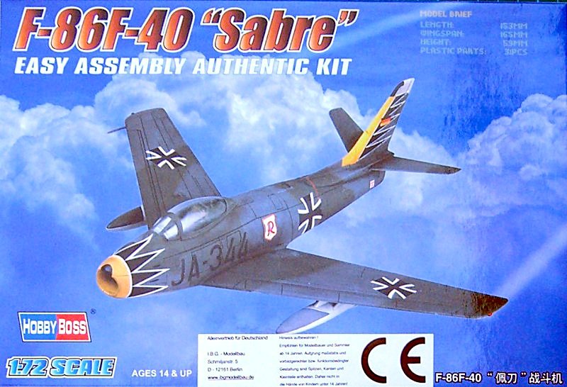 North American F86F-40NA Sabre Blue Impulse
