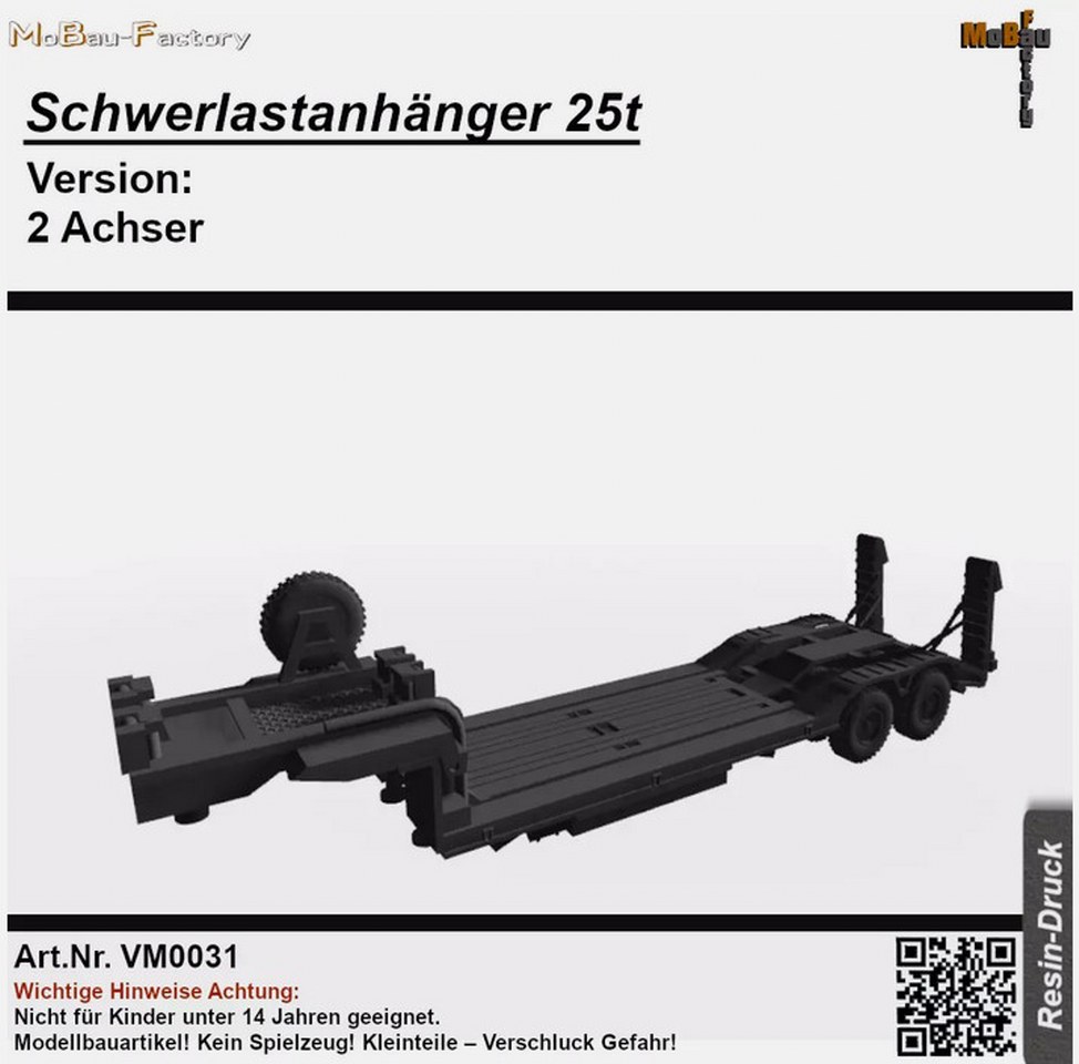 Sattelauflieger 25t für Faun L 912