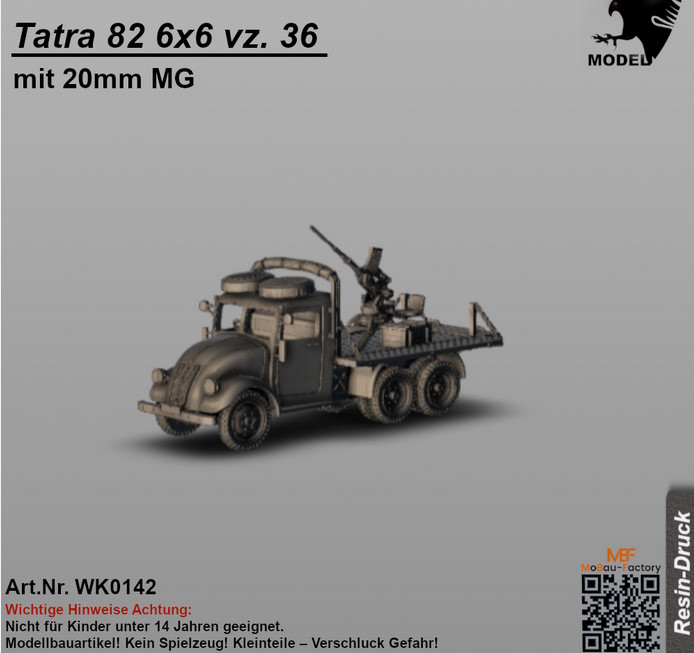 Tatra 82 6x6 w/ 20mm vz. 36 *