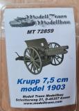 Krupp 7,5 cm L/30 Feldkanone M. 1903, Type 38 75 mm field gun